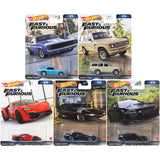 Super Bundle of 5 |Hot Wheels Fast and Furious 1:64 - (1969 Chevy Camaro, Lykan HyperSport, Dodge Charger, Land Cruiser & Plymouth GTX)