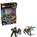 Bundle of 2 |Mega Construx Halo (Spartans Vs Skirmishers & UNSC Marine Defense) Construction Action Figure Sets