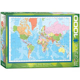 Bundle of 2 |EuroGraphics Modern Map of The World Puzzle (1000-Piece) + Smart Puzzle Glue Sheets