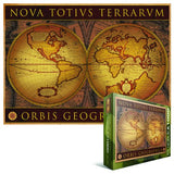 Bundle of 2 |EuroGraphics Map of The Ancient World 1000-Piece Puzzle + Smart Puzzle Glue Sheets