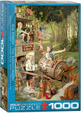Bundle of 2 |The Barnstormers by Bob Byerley 1000-Piece Puzzle + Smart Puzzle Glue Sheets