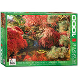 Bundle of 2 |EuroGraphics Butchart Gardens - Japanese Garden Jigsaw Puzzle (1000-Piece) + Smart Puzzle Glue Sheets