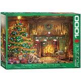 Bundle of 2 |EuroGraphics Davison Festive Labs Puzzle (1000-Piece) + Smart Puzzle Glue Sheets