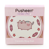 Pusheen by Our Name is Mud Pusheen Purple Trinket Tray Stoneware Dish, 4 Inches