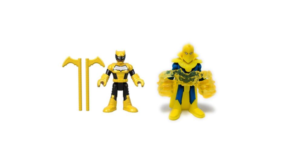 Bundle of 2 |Imaginext DC Super Friends Series 6 - Duke Thomas & Dr. Fate  (No Packaging)