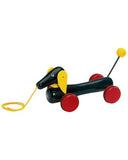 BRIO 20" Long Large Wooden Dachshund Pull-Along Toy w/ Moving Ears Head and Tail