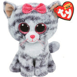 Ty Kiki Grey Cat Plush, Regular