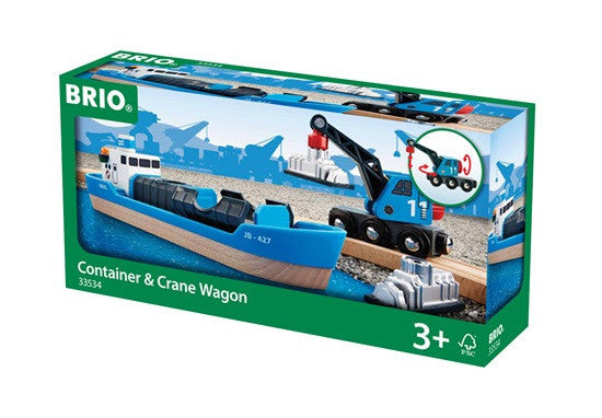Brio Railway - Accessories - Freight Ship and Crane 33534