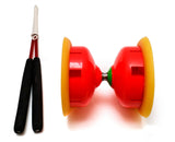 VIAHART Onyx Standard Axle Diabolo Chinese Yoyo with Handsticks