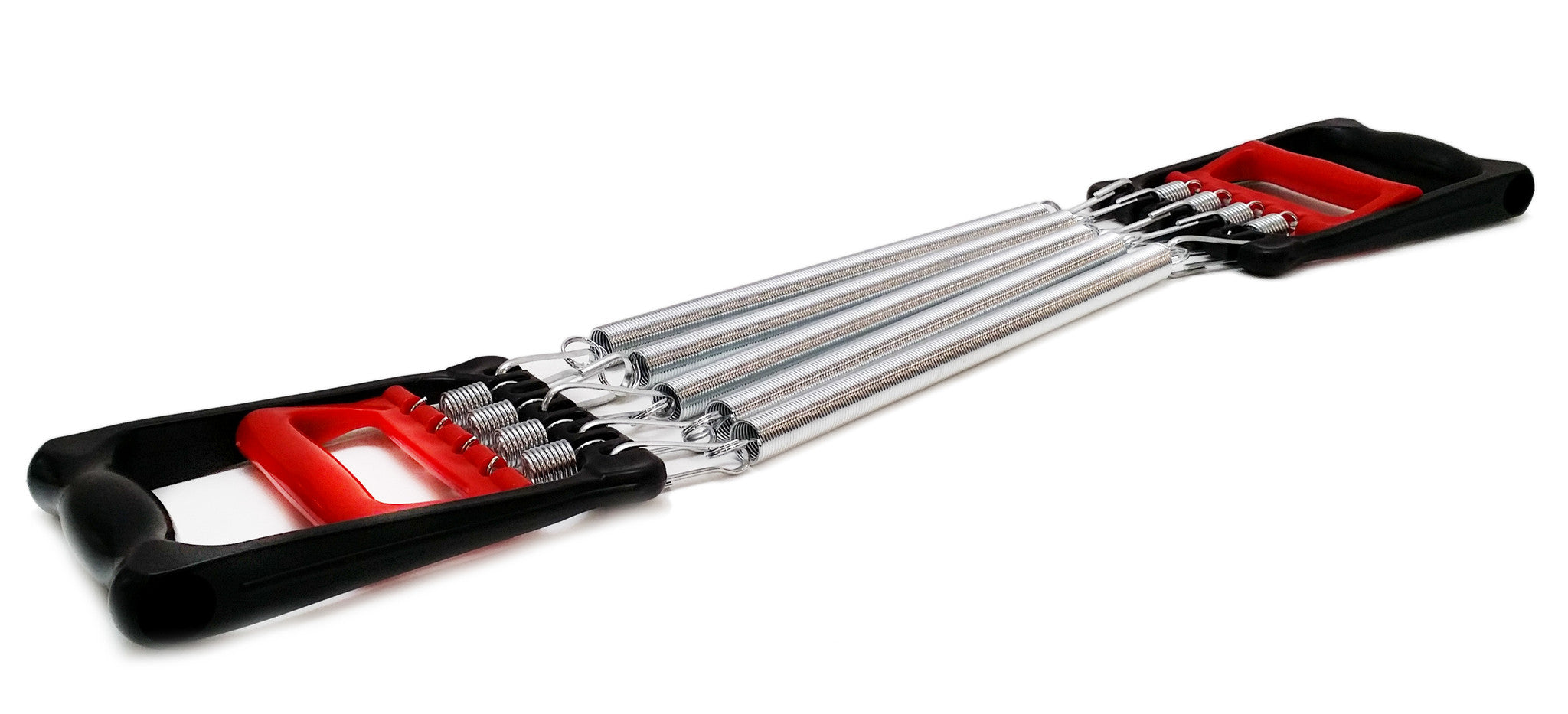 VIAHART 25" Stainless Steel Chest Arm Expander with Plastic Handle 5 Springs