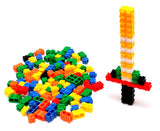 Viahart 132 Piece Omniblocks Interlocking Plastic Six Sided Building Blocks