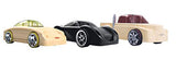 Automoblox Collectible Wood Toy Cars and Trucks—Mini Manta/Fang/Rex 3-Pack (Compatible with other Mini and Micro Series Vehicles)