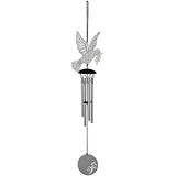 Woodstock Flourish Metal Dove Wind Chime