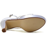 Touch Ups Fancy Women's White Platform Sandals 10.5 M