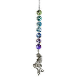 Woodstock Chimes CRMM Crystal Radiance Cascade Suncatcher, Mermaid