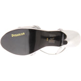 Dyeables Women's Maria Platform Sandal,Silver Metallic,7.5 B US