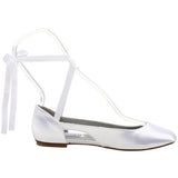 Dyeables Women's Flirt Pump,White,4.5 M