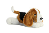 Aurora - Flopsie - 12" Basset Hound, White, brown
