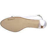 Dyeables Women's Nicky Sandal,White,7.5 XW US