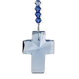 Woodstock Chimes DDCSA Rainbow Makers Crystal Suncatcher, Cross - Sapphire