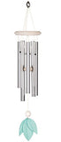 Woodstock Chimes CPGR Carolina Petals Chime, Gracious Green
