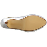 Touch Ups Women's Iris Platform Sandal,White,6 M US