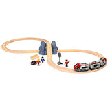 BRIO World - 33773 Railway Starter Set | 26 Piece Toy Train with Accessories and Wooden Tracks for Kids Age 3 and Up