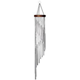 Woodstock Chimes Rainfall Woodstock Habitats Wind Chime,Silver