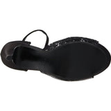 Touch Ups Women's Debbie Ankle-Strap Sandal,Silver Sequins,6.5 M US