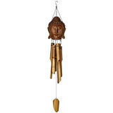 Woodstock Chimes CBL346 Original Guaranteed Musically Tuned Chime Asli Arts Collection, Buddha Bamboo