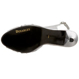 Dyeables Women's Nicky Sandal,Silver Satin,7.5 XW US