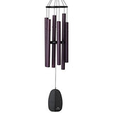 Woodstock Chimes BPMBU The Original Guaranteed Musically Tuned 32-Inch Bells of Paradise Wind Chime, Burgundy