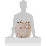 GUND Deluxe Pusheen Sitting Pose Plush Stuffed Animal Cat, Grey, 19"