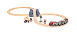BRIO World - 33773 Railway Starter Set | 26 Piece Toy Train with Accessories and Wooden Tracks for Kids Age 3 and Up