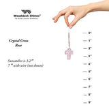 Woodstock Chimes DDCRO Rainbow Makers Crystal Suncatcher, Cross - Rose