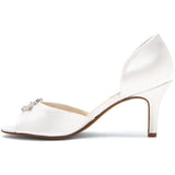 Touch Ups Women's Olivia Black Satin 10.5 M