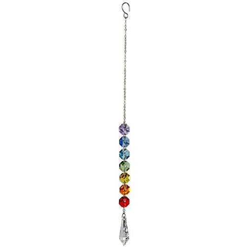 Woodstock Chimes CCHCI Crystal Chakra Cascade Suncatcher, Icicle