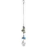 Woodstock Chimes CFMM Rainbow Makers Crystal Fantasy Suncatcher, Mermaid