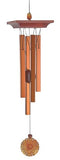 Woodstock Chimes WABR Amber Chime, Cherry Wood & Bronze