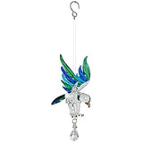 Woodstock Chimes Rainbow Makers Crystal Fantasy Suncatcher, Peacock Eagle