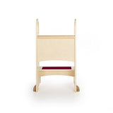 Guidecraft Kitchen Helper High-Rise Step-Up - Natural: Wooden Step Stool for Toddlers, Counter Height with Handholds - Quality Kids' Furniture