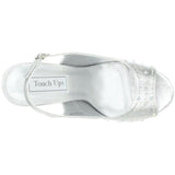 Touch Ups Women's Brooke Pump,Silver Metallic,5 M US