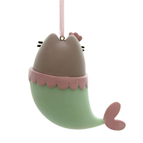 Department 56 Pusheen Mermaid PVC, 3 inch Hanging Ornament