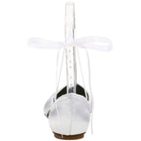 Dyeables Women's Flirt Pump,White,4.5 M