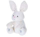 Baby GUND Flora The Bunny Animated Plush Stuffed Animal Toy, Cream, 12"