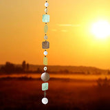 Woodstock Chimes CCDME The Original Guaranteed Musically Tuned Chime Asli Arts Collection, Capiz Cascade - Mother Earth