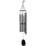 Woodstock Chimes BPLAS The Original Guaranteed Musically Tuned 44-Inch Bells of Paradise Wind Chime, Antique Silver