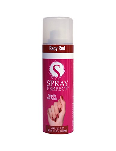 Spray Perfect Nail Polish, Racy Red, 1.3 Ounce