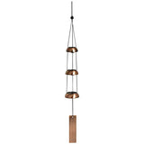 Woodstock Chimes TB3C The Original Guaranteed Musically Tuned Chime Trio Temple Bells, 27 in, Copper
