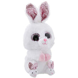 Ty Beanie Boos - Slippers The White Bunny (Glitter Eyes)(Regular Size - 6 inch)